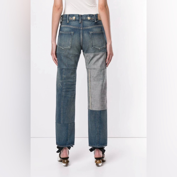 Tu es mon Tresor
Reverse patchwork antique jeans
 Sz 0 - Picture 2 of 10